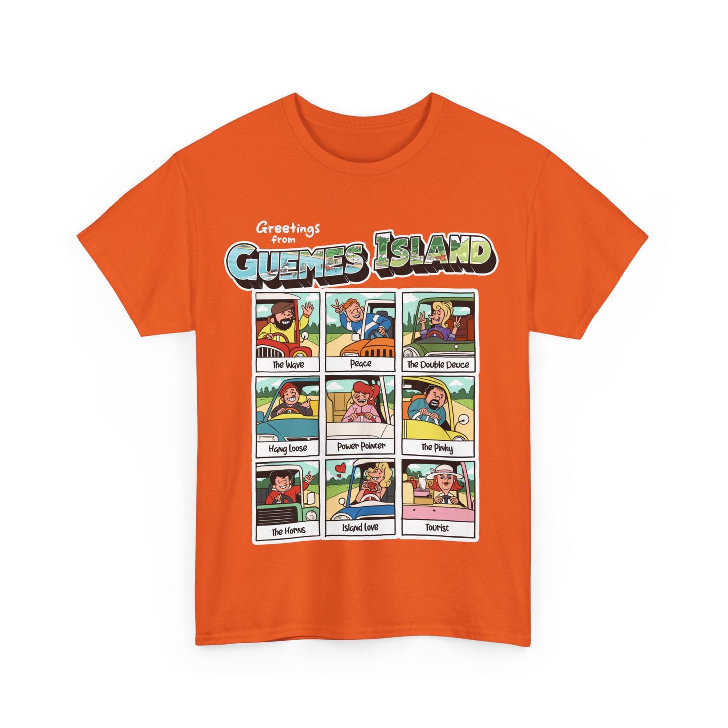 "The Guemes Wave" Comic Style T-Shirt