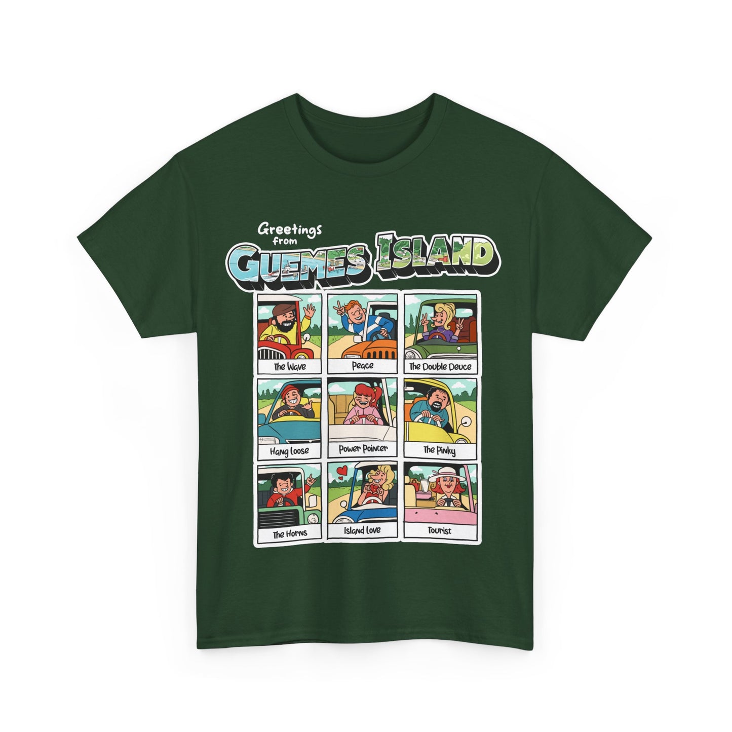 "The Guemes Wave" Comic Style T-Shirt