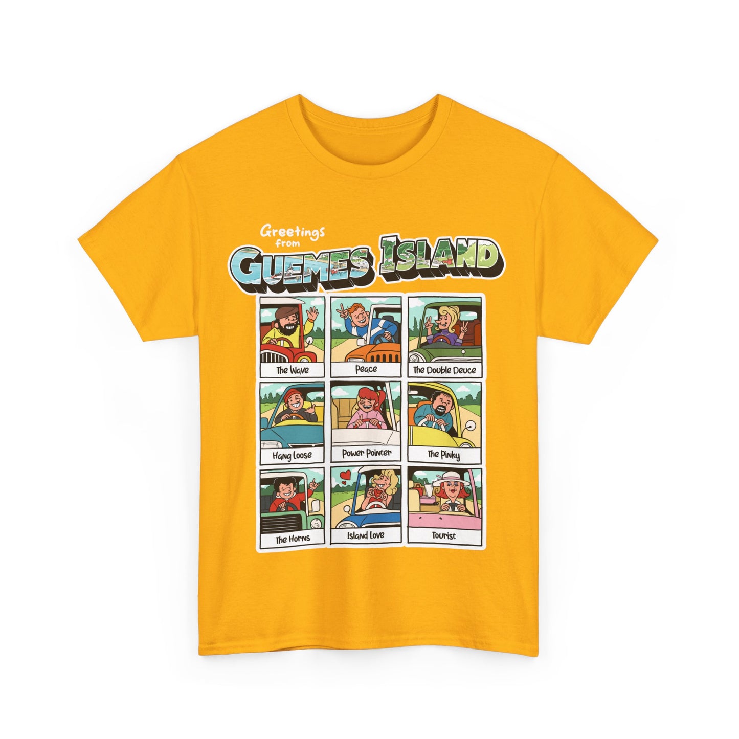 "The Guemes Wave" Comic Style T-Shirt