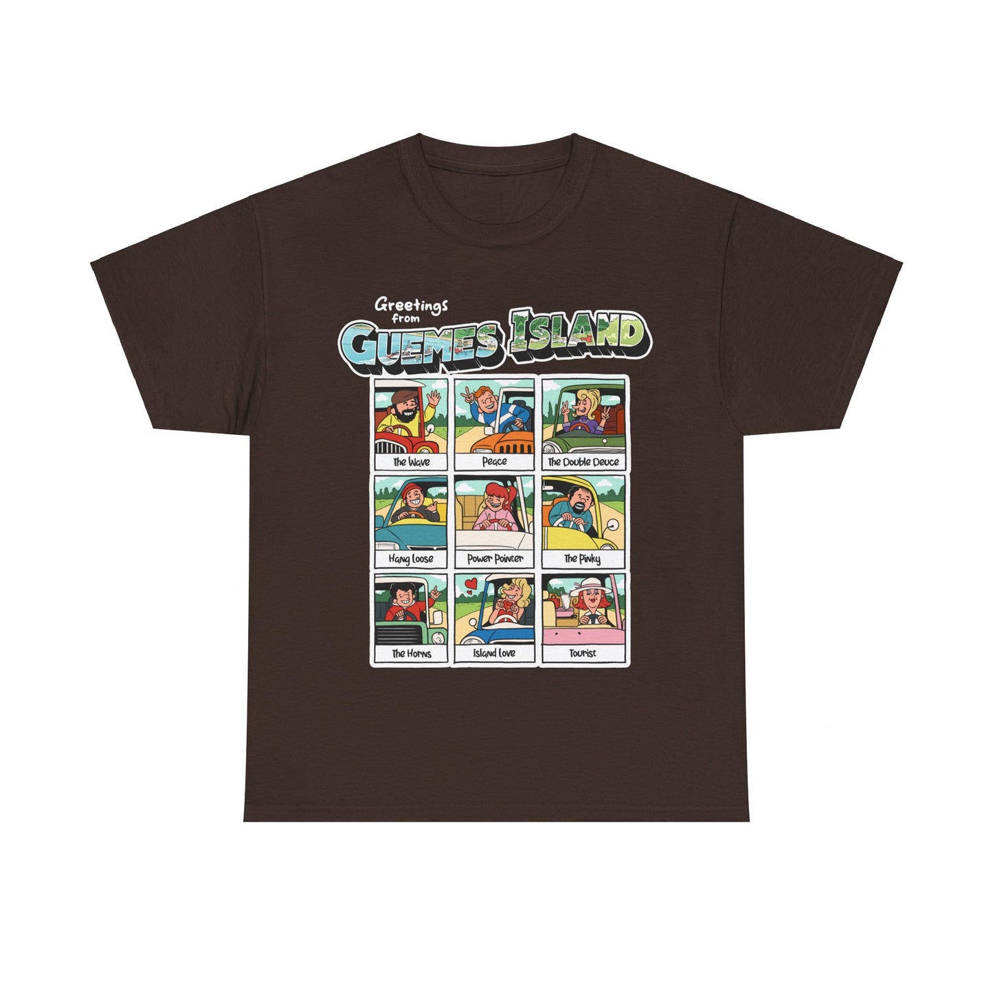 "The Guemes Wave" Comic Style T-Shirt