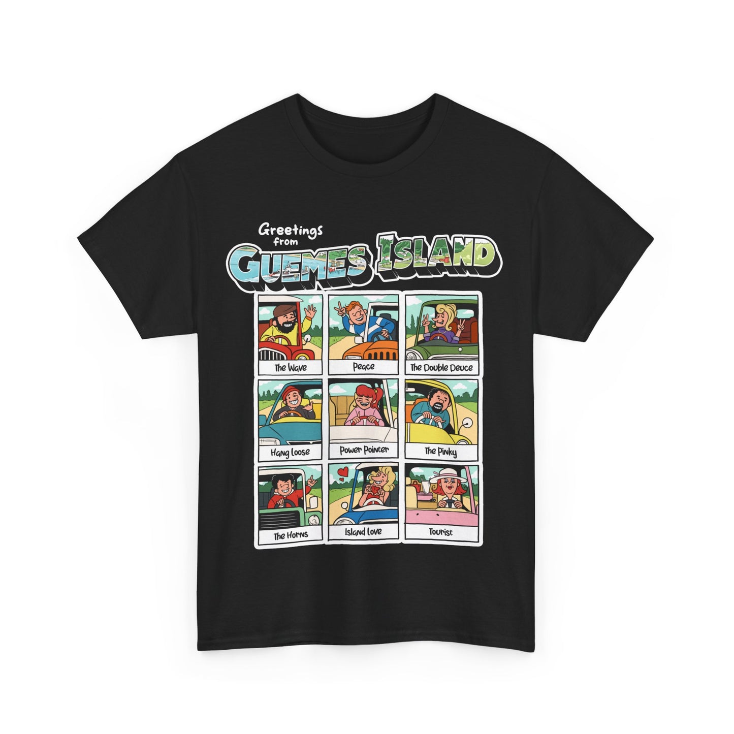 "The Guemes Wave" Comic Style T-Shirt