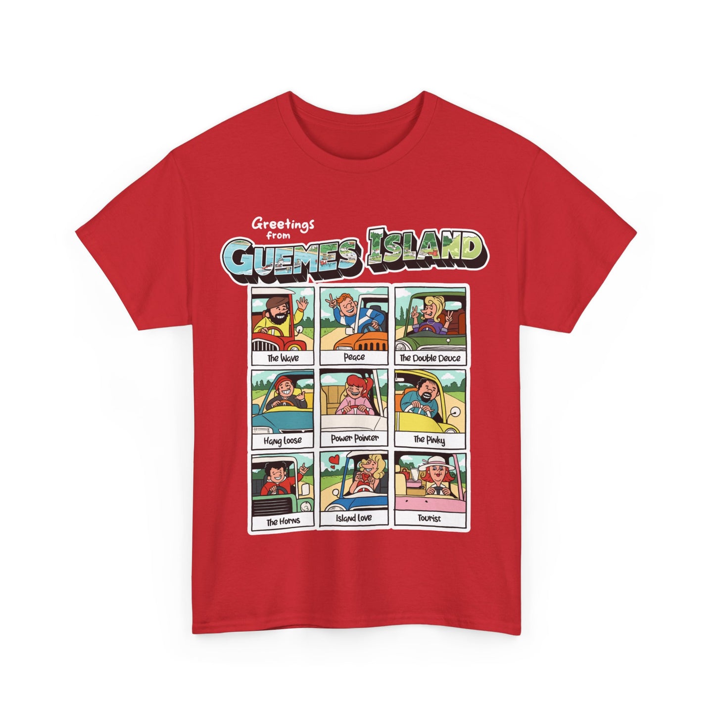 "The Guemes Wave" Comic Style T-Shirt