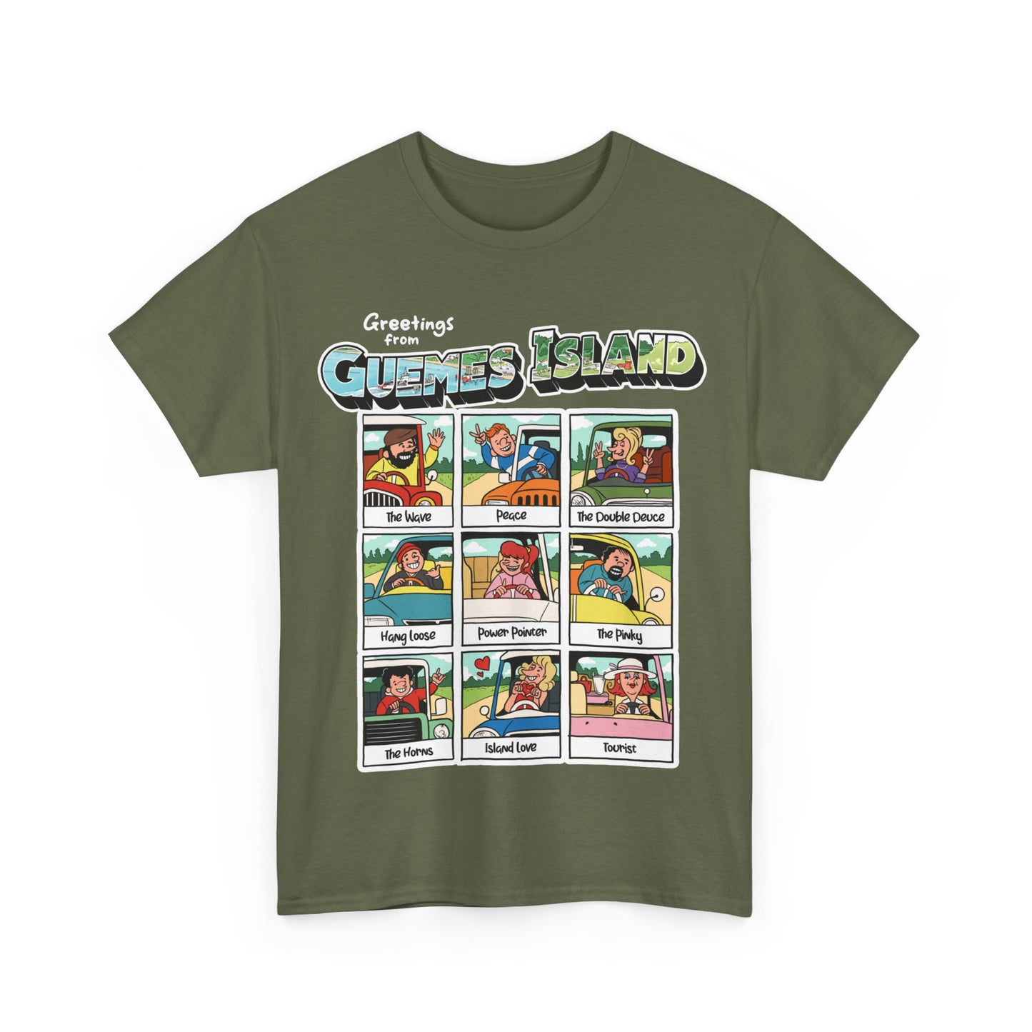 "The Guemes Wave" Comic Style T-Shirt