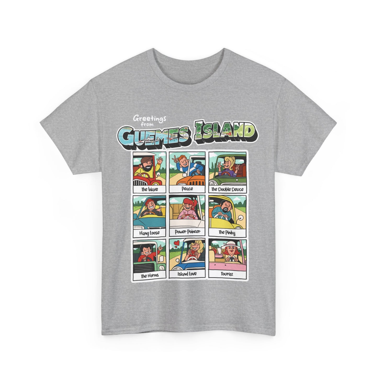 "The Guemes Wave" Comic Style T-Shirt