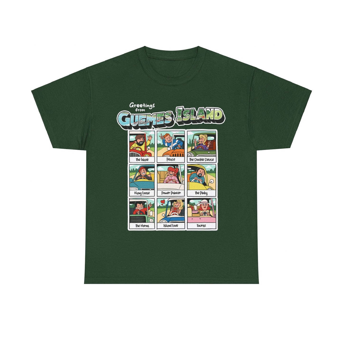 "The Guemes Wave" Comic Style T-Shirt