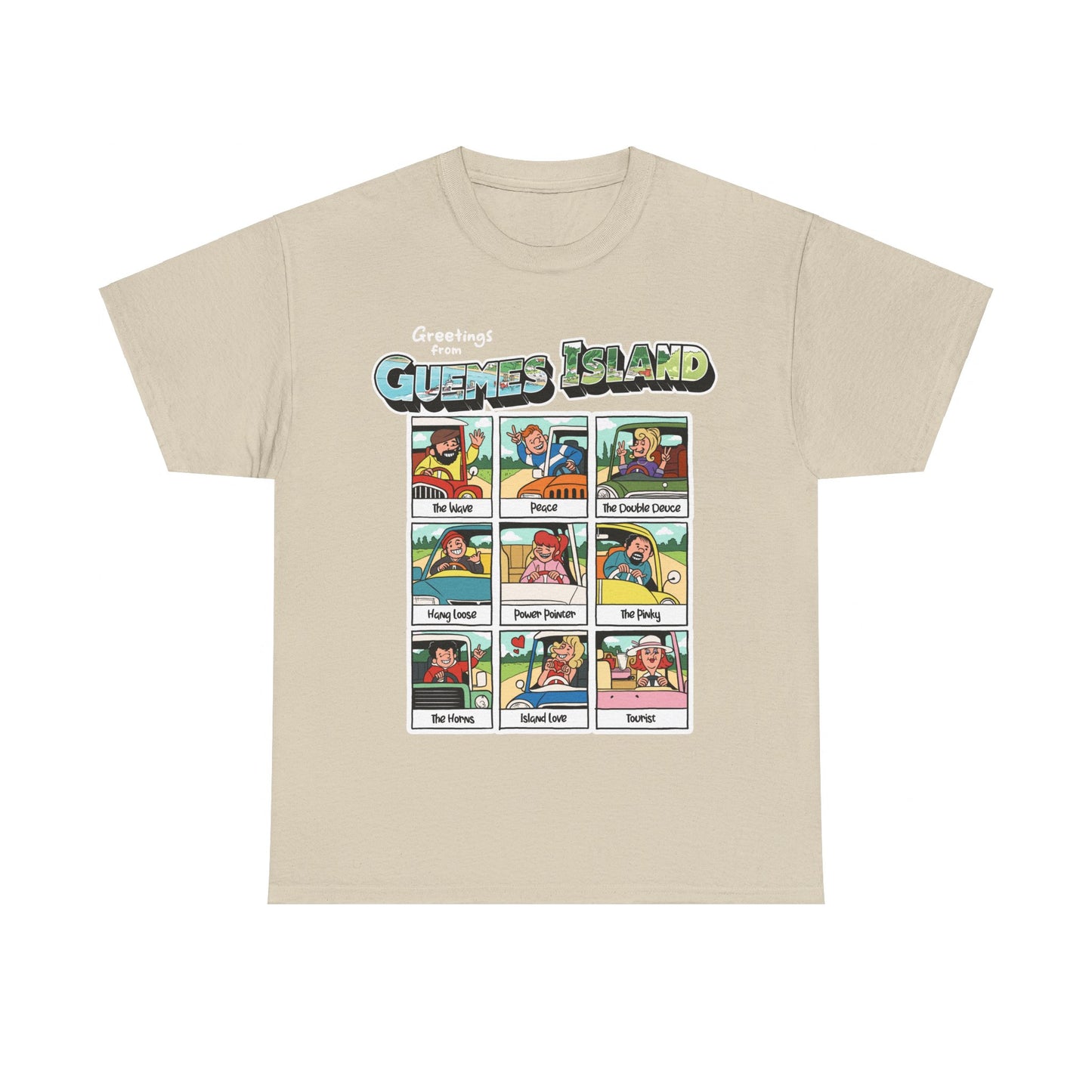 "The Guemes Wave" Comic Style T-Shirt