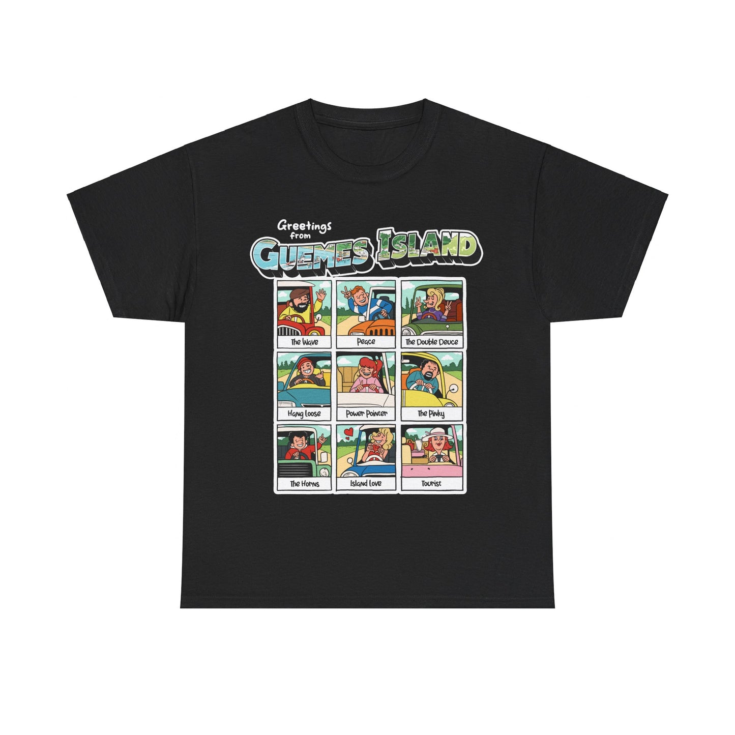 "The Guemes Wave" Comic Style T-Shirt