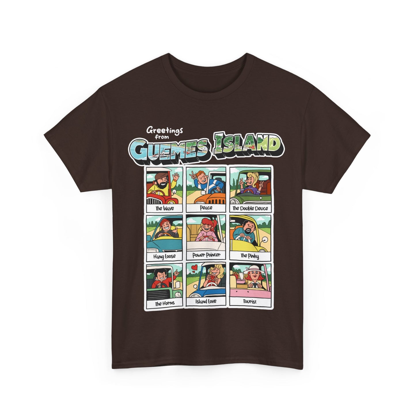 "The Guemes Wave" Comic Style T-Shirt