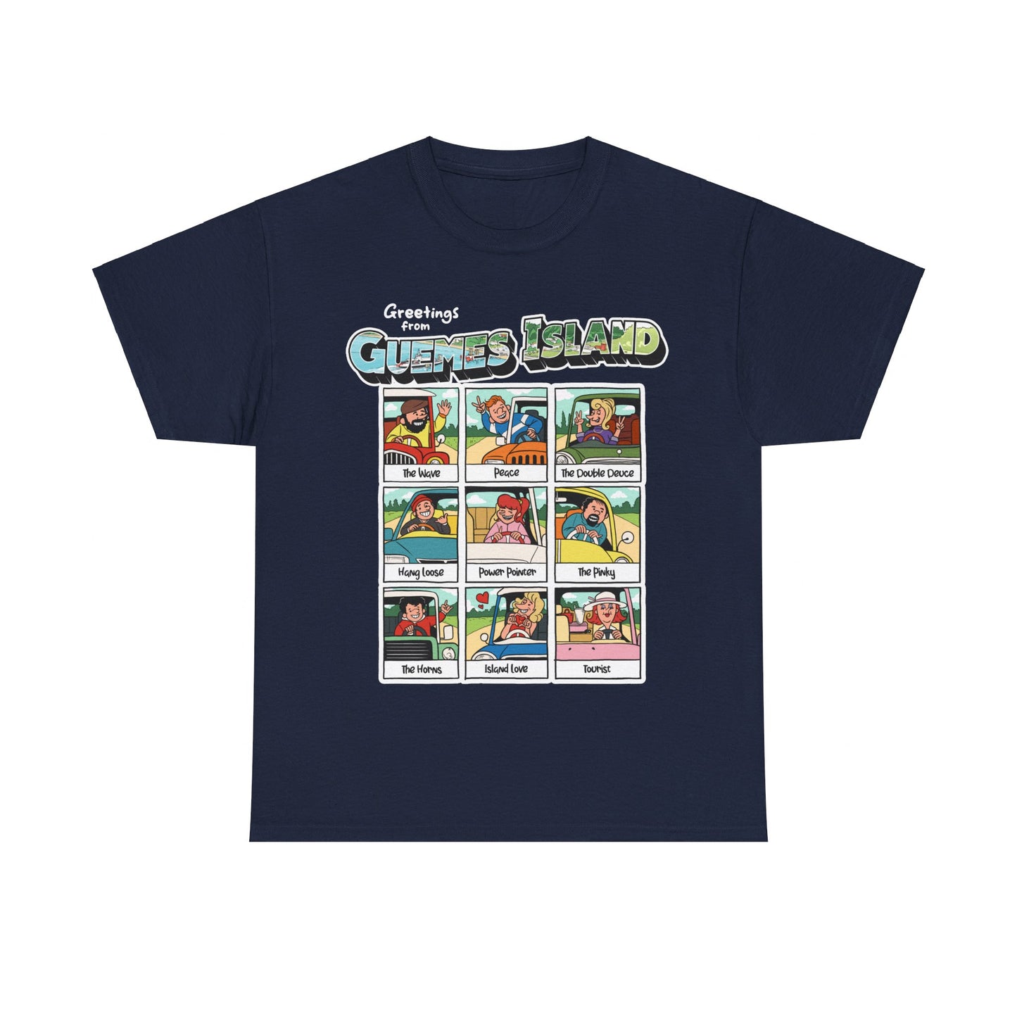 "The Guemes Wave" Comic Style T-Shirt