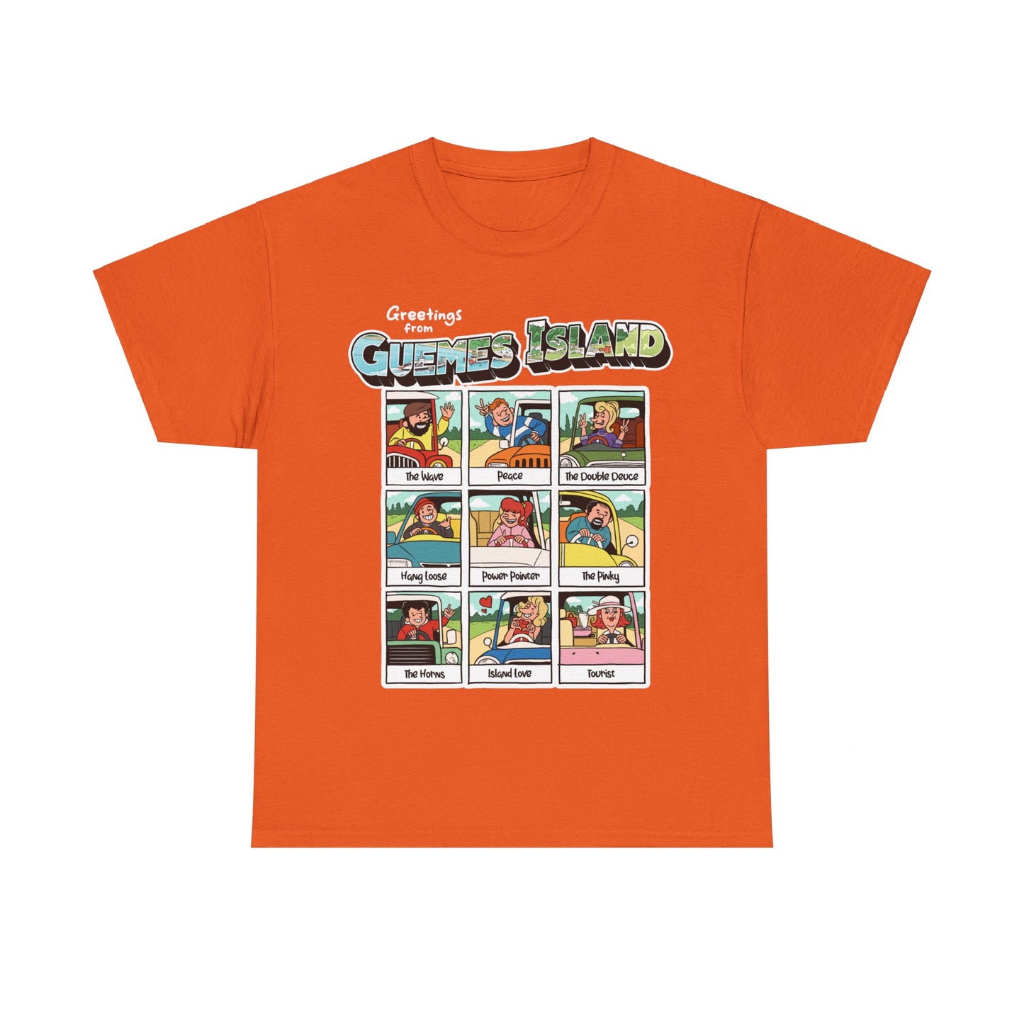"The Guemes Wave" Comic Style T-Shirt