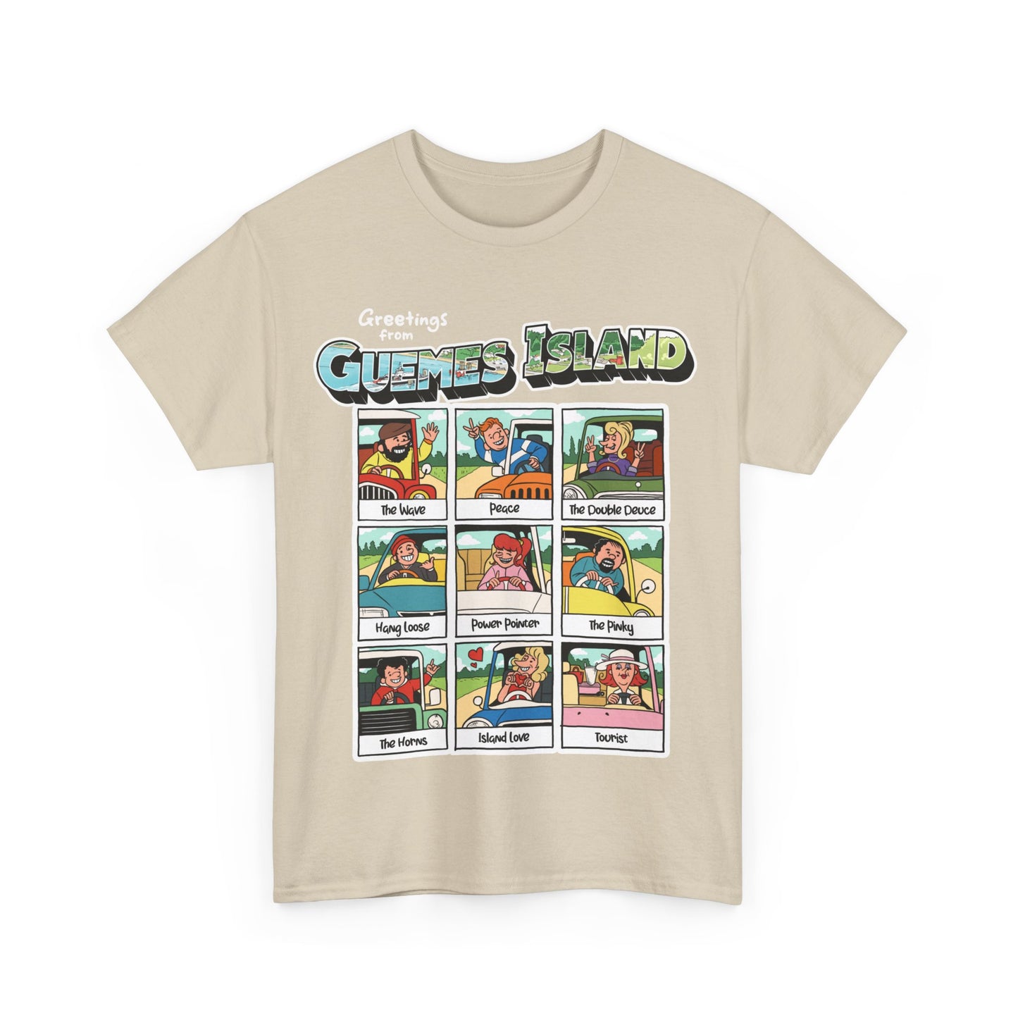 "The Guemes Wave" Comic Style T-Shirt