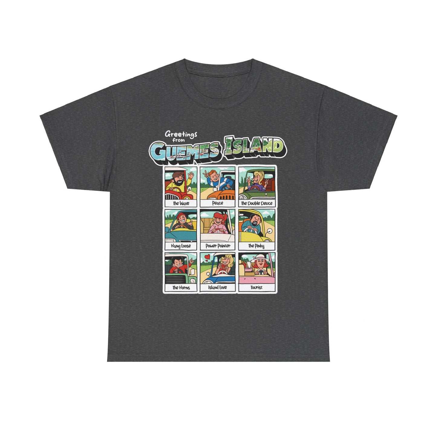 "The Guemes Wave" Comic Style T-Shirt