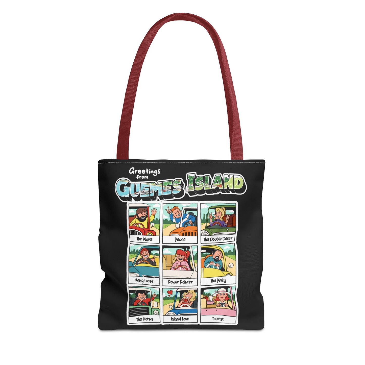 "The Guemes Wave" Totes - In Black