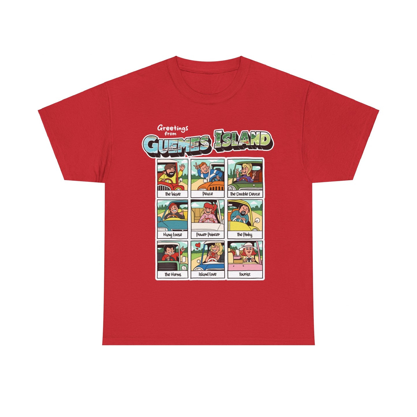 "The Guemes Wave" Comic Style T-Shirt