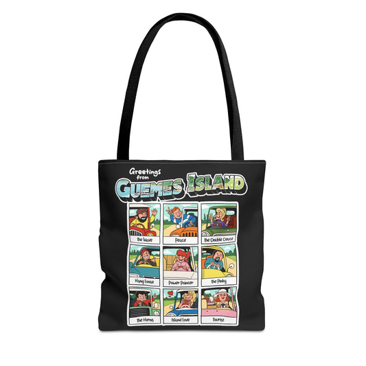 "The Guemes Wave" Totes - In Black