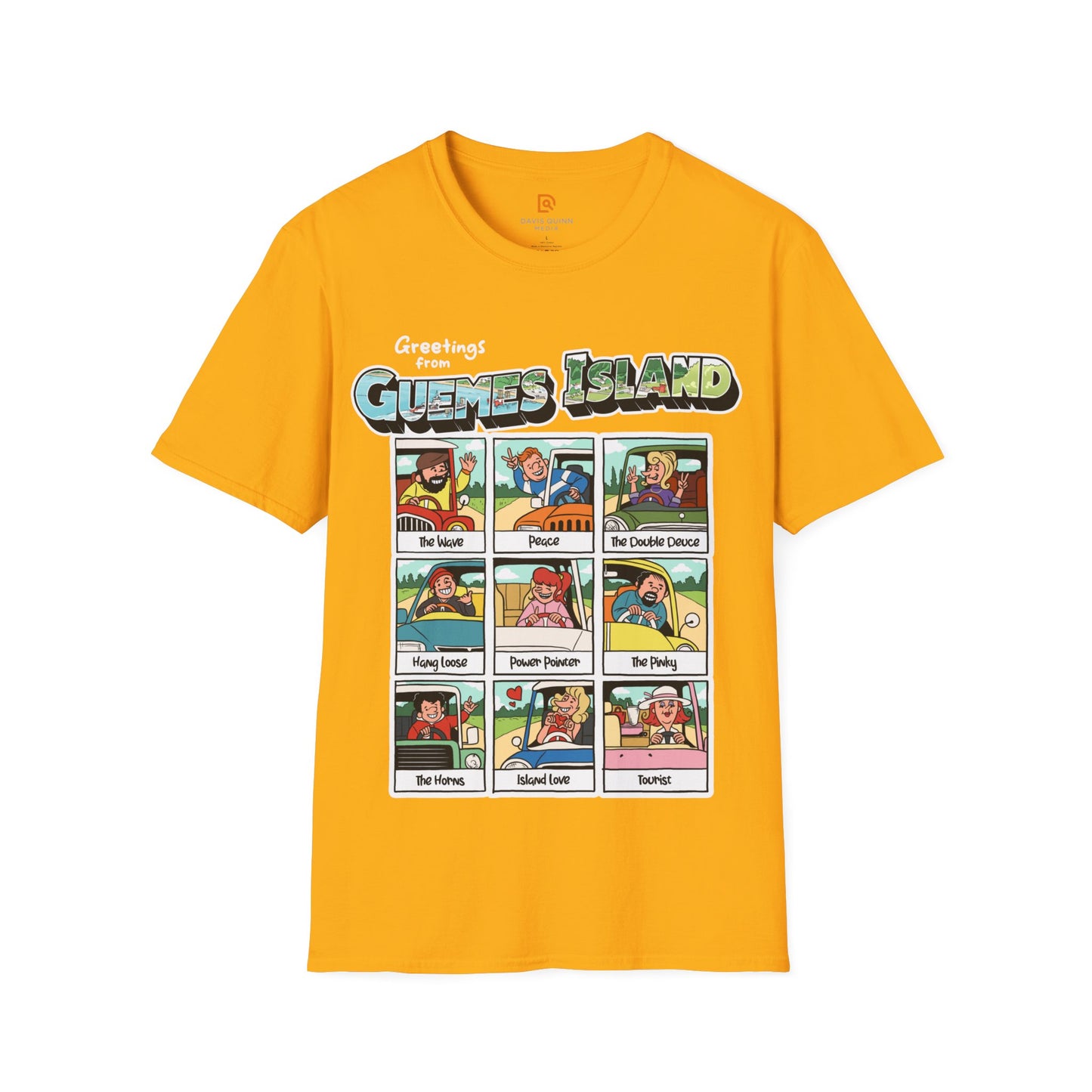 "The Guemes Wave" Comic Style T-Shirt