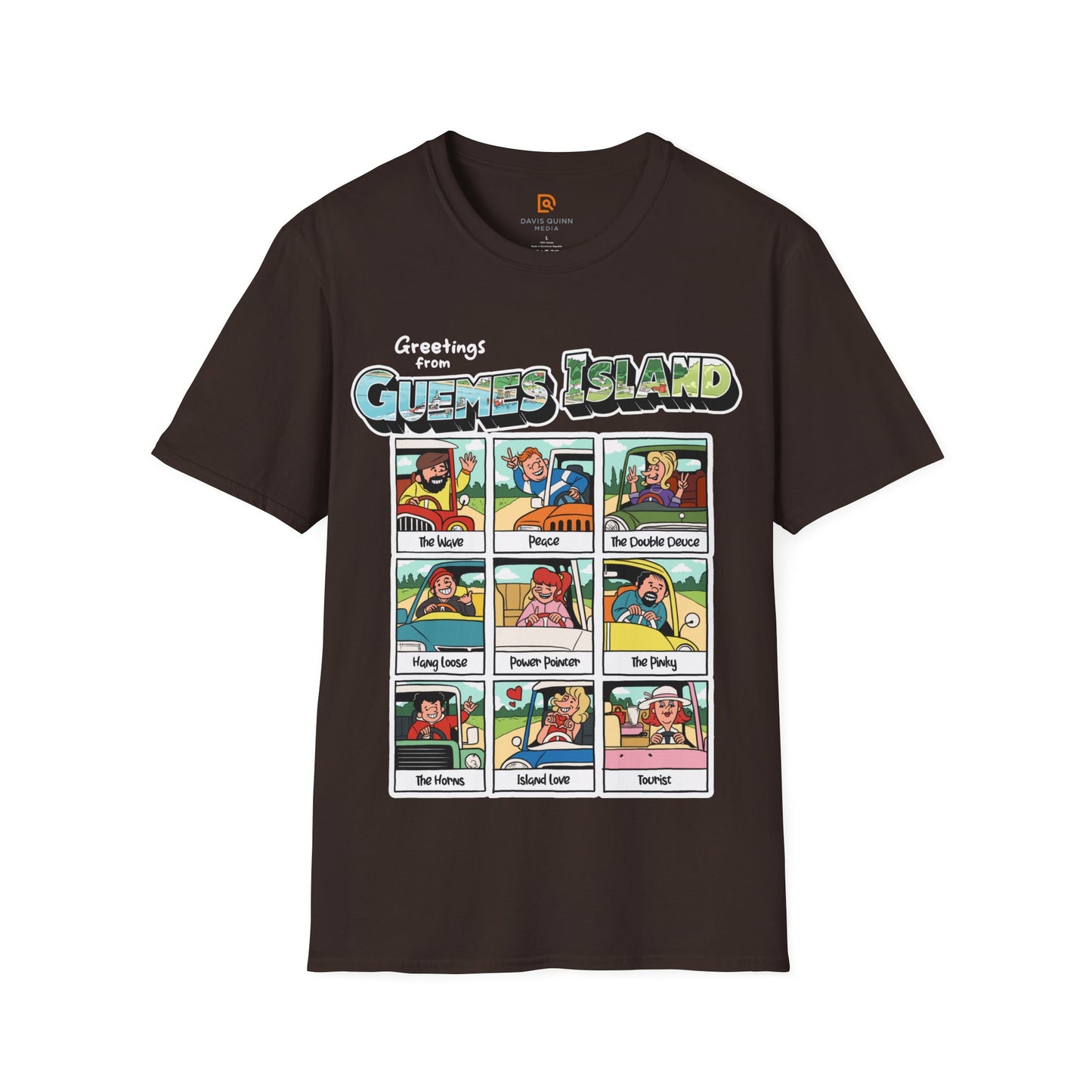 "The Guemes Wave" Comic Style T-Shirt