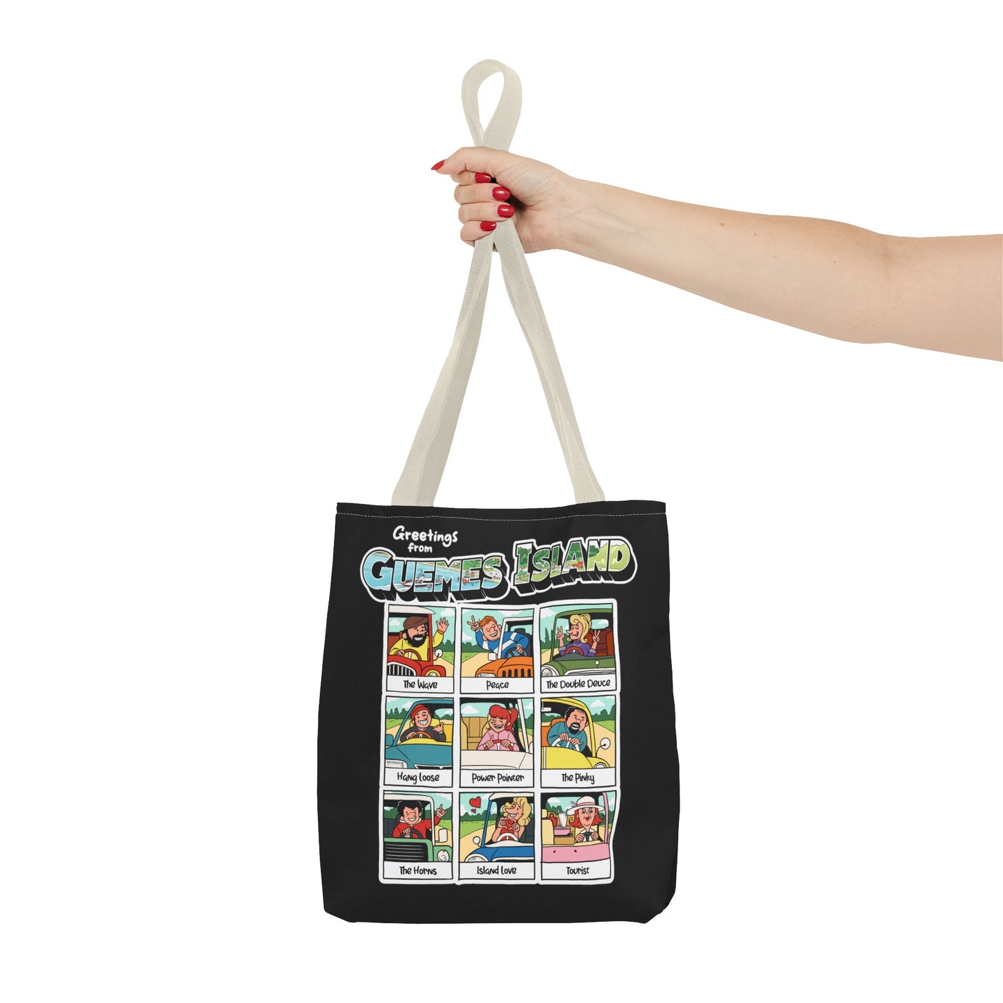 "The Guemes Wave" Totes - In Black