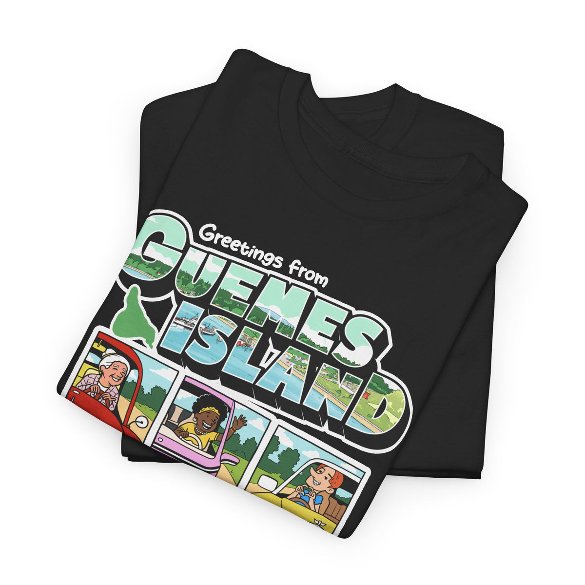 Guemes Island Greeting Tee