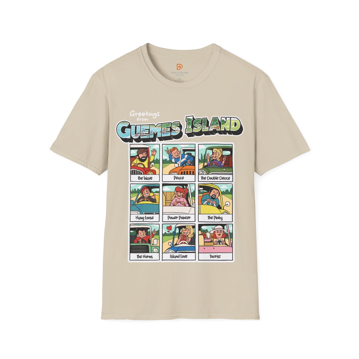 "The Guemes Wave" Comic Style T-Shirt