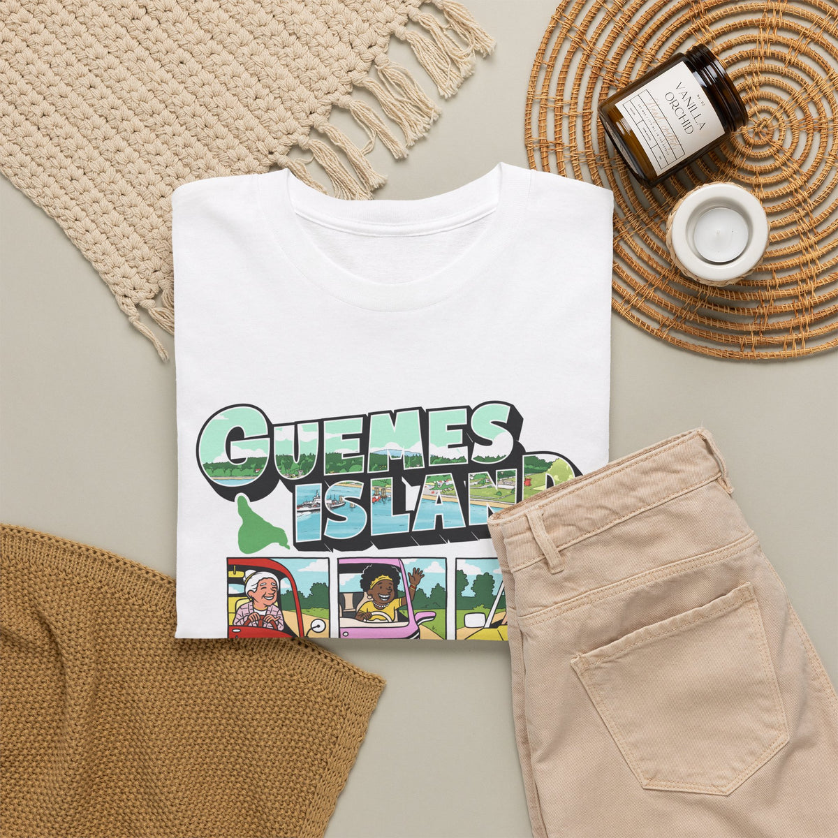 Guemes Island Greeting Tee