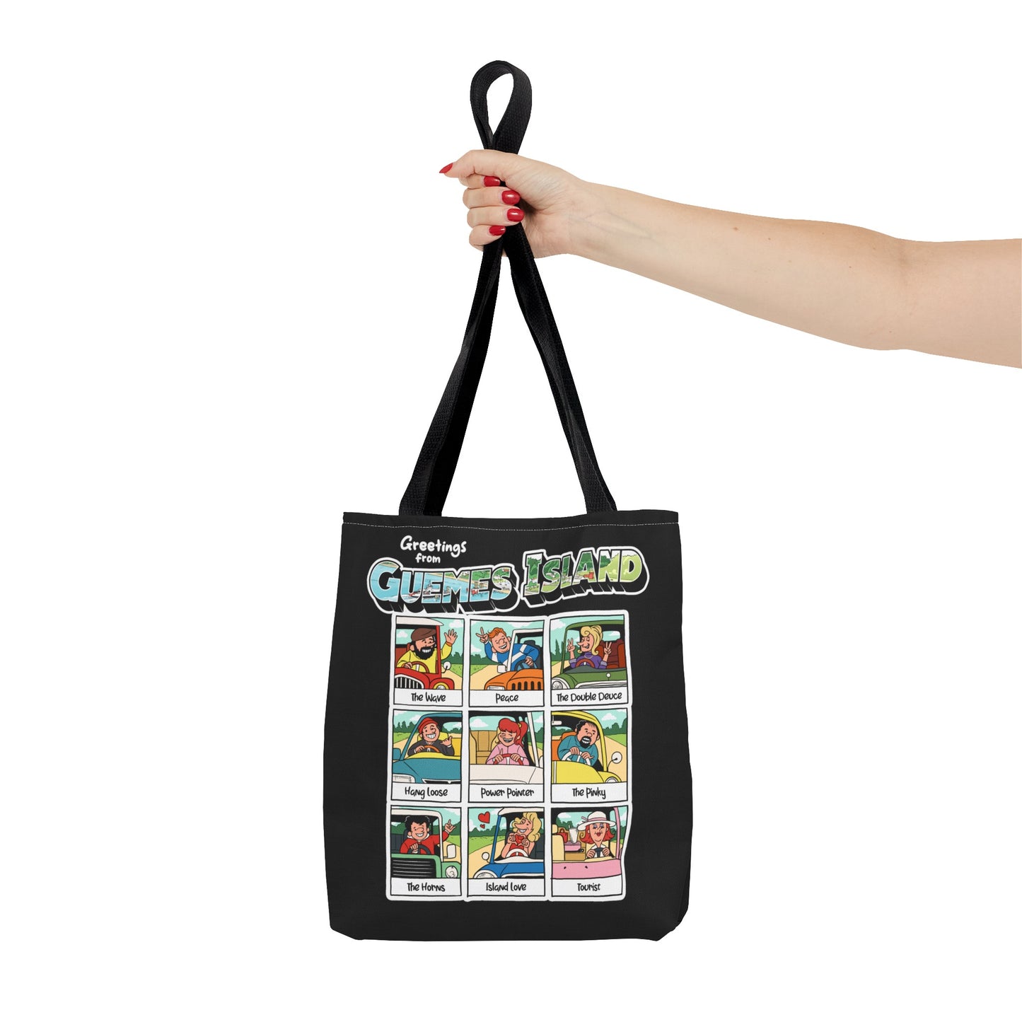 "The Guemes Wave" Totes - In Black